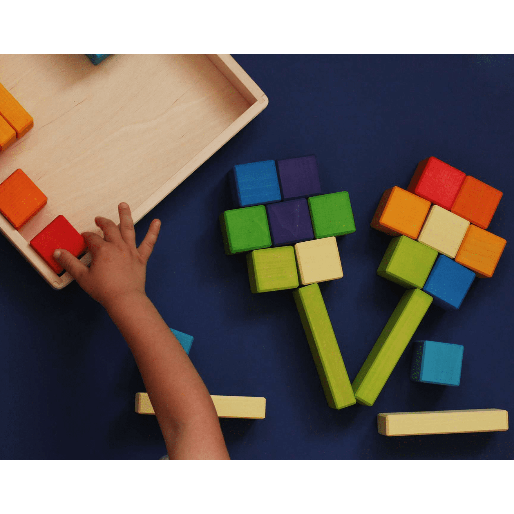 Skandico Blocks and Bricks Set Rainbow Milka