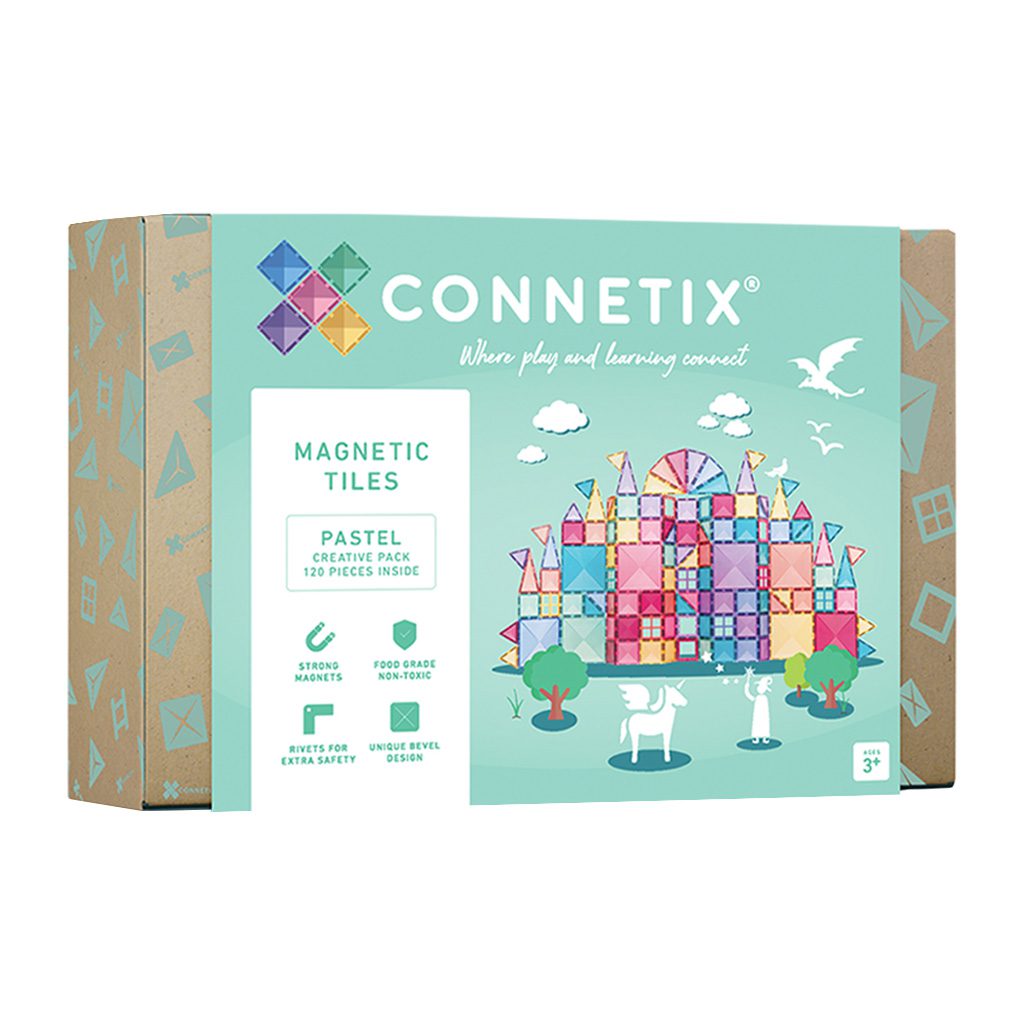Connetix 120 Piece Pastel Creative Pack - Milka