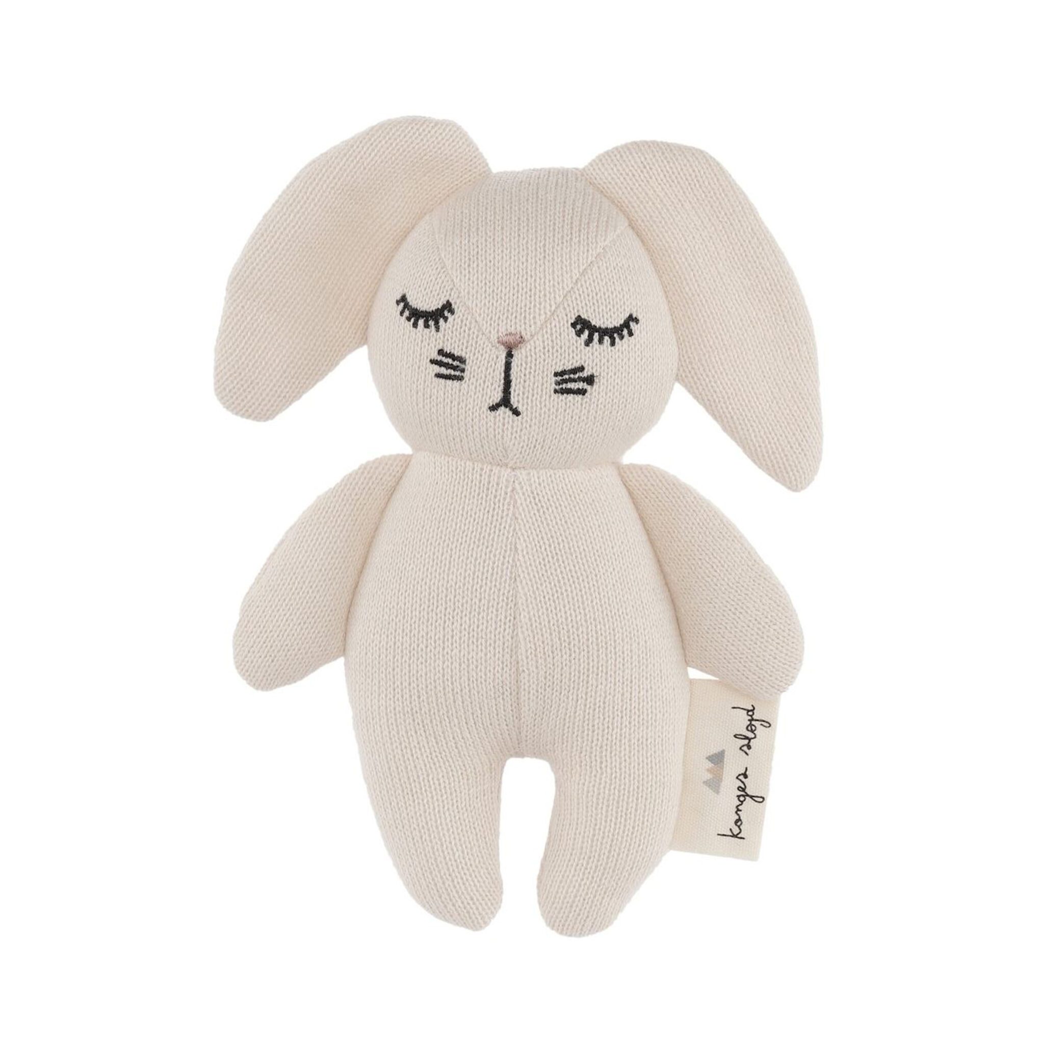 Konges Sløjd Rattle - Mini Rabbit - Milka